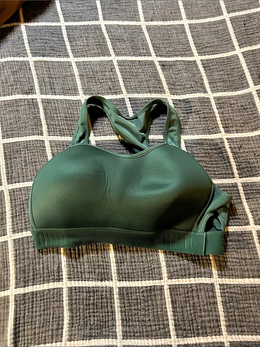 Gymshark Racerback High Support Sports Bra Green